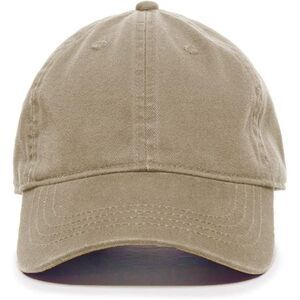 Unisex Khaki 100% Cotton Soft Adjustable Buckle Classic Plain Baseball Caps